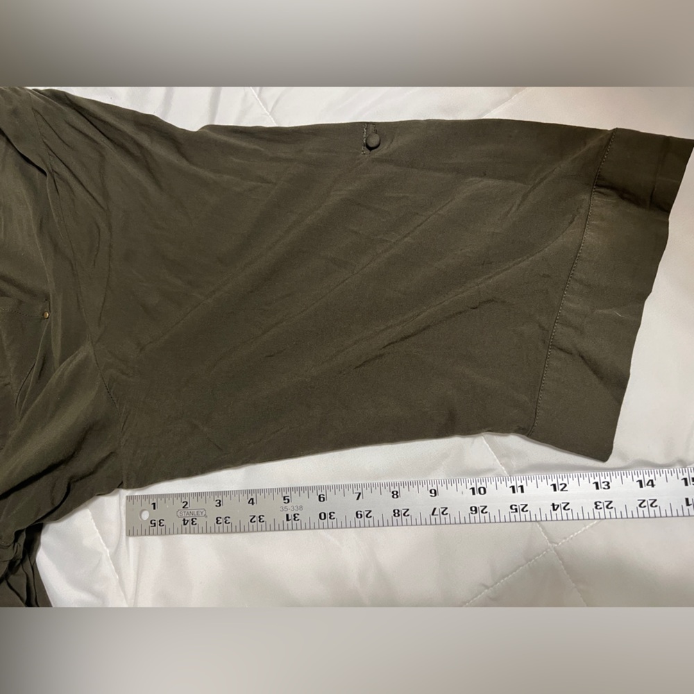 Torrid 5X olive green shirt dress - Picture 6 of 10